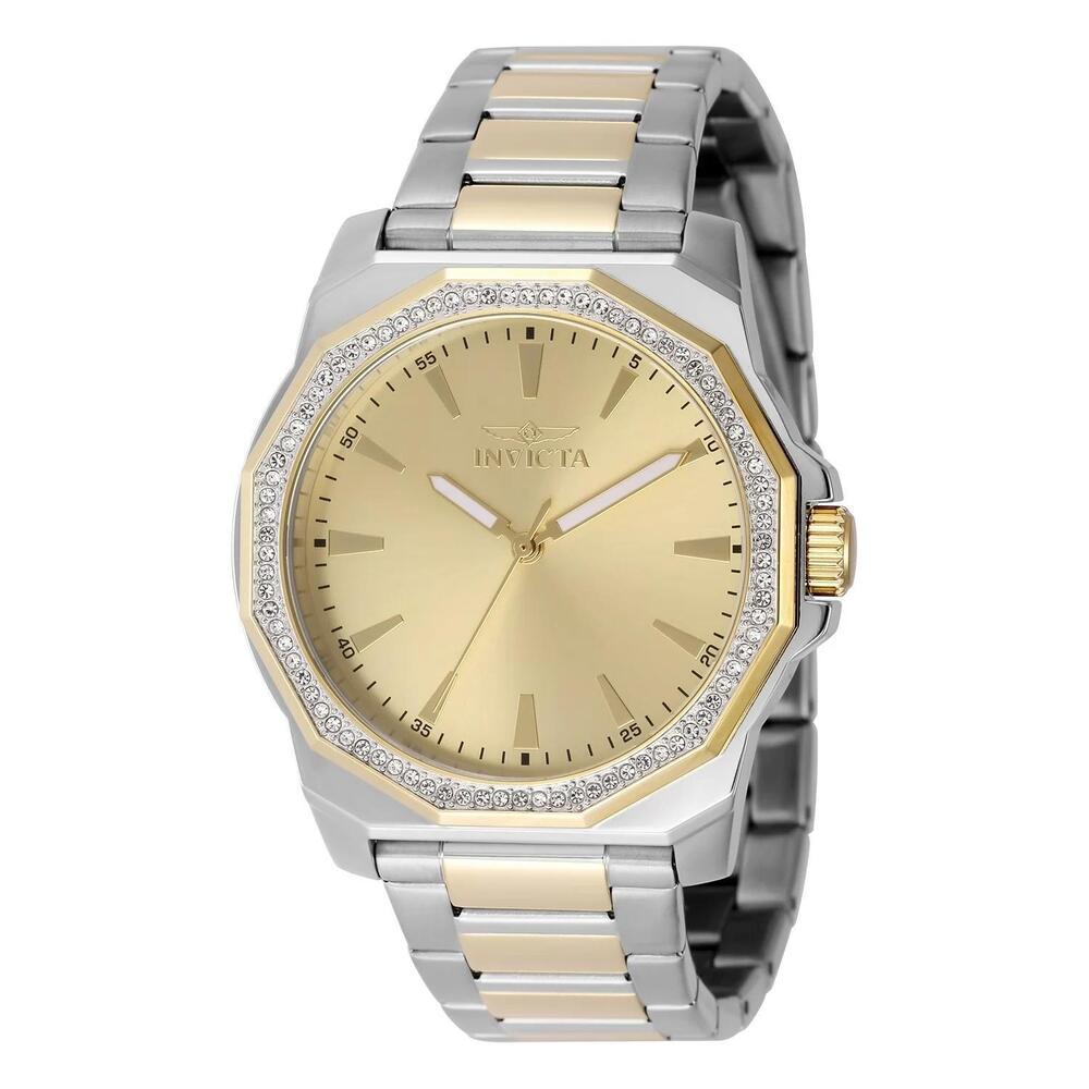 Invicta 49106 Speedway Quartz Gold Dial Watch
